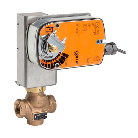 Belimo 3/4in 2-WAY GLOBE VALVE SS NPT CV=7.5 G220S-K+LF24-S US