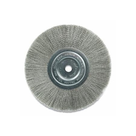 Weiler 8 in NARROW CRIMPED WIRE WHEEL 3/4 in ARBOR, 2PK 804-01778