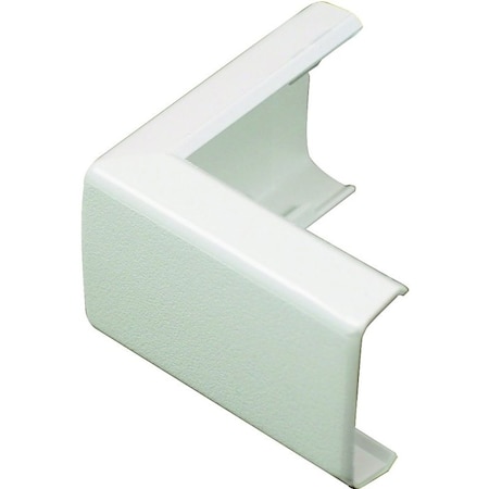 Legrand 90 Deg Flat Elbow Raceway, 2.87 in W, 6-3/4 in H, 1-1/2 in L, White NMW8
