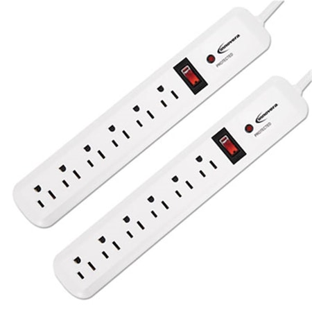 Innovera Surge Protector 6 Outlets 4ft Cord 540 Joules 2PK 71653