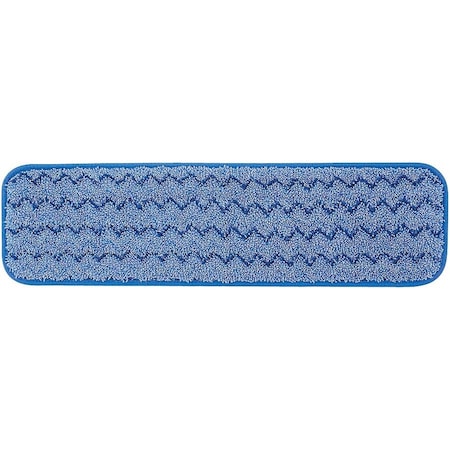 Rubbermaid Commercial 18 in Quick Change Mop Pad, Blue, No Handle FGQ41000BL00