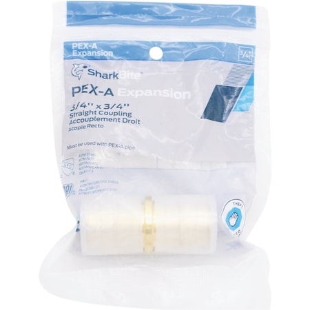 Sharkbite PEX-A Brass 3/4'' Coupling UAB016LFA