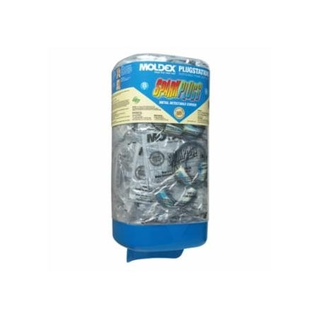 Moldex PlugStation Earplug Dispenser, Disposable Plastic Bottle, Metal Detectable Foam Earplugs,  507-6881