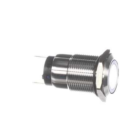 Halton Light Switch, For Exhaust Hoods, Push Button, Blue, Metal, ILLUM 11392