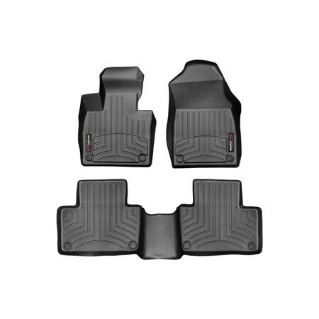 Weathertech Black, Front and Rear Floorliners 441908-1-2