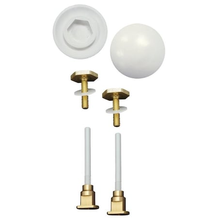 Keeney Mfg Toilet Bolt&Caps 2Pk K835-171