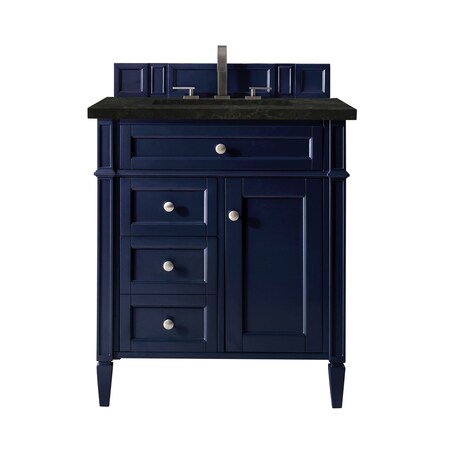 James Martin Vanities Brittany 30" Single Vanity, Victory Blue, w/ 3 CM Phantome Eclos Top 650-V30-VBL-3PHT