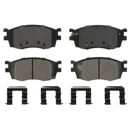 Wagner Brake QuickStop Front Disc Brake Pad Set Ceramic, ZD1156