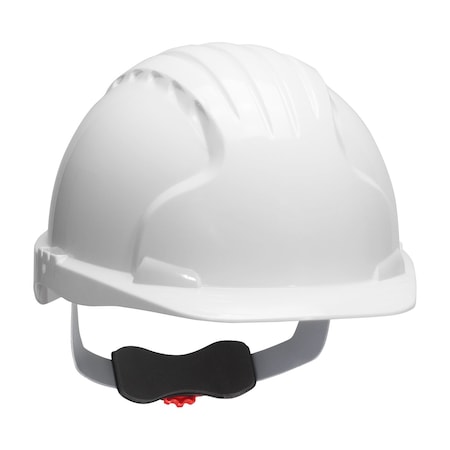 Jsp Cap Style Hard Hat with HDPE Shell, 6-Point Polyester Suspension and Wheel Ratchet Adjustment 280-EV6151-10