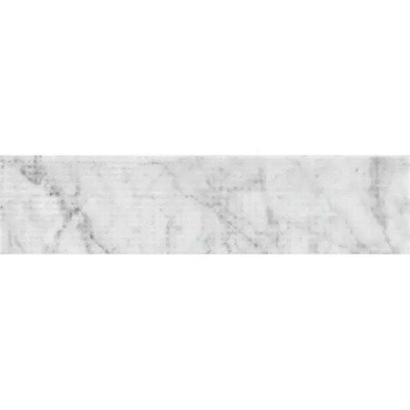 Apollo Tile Artisana 3x12 in. White Textured Bianco Carrara Etched Dot Elongated Subway Tile (5 sq ft/case) 20PK APLEFT8801CAA