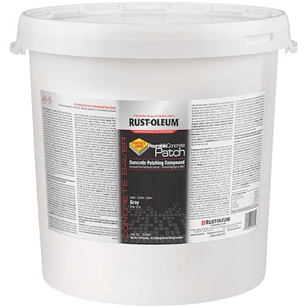 Rust-Oleum Concrete Repair Compound, Pail, Gray, Concrete Saver 353964