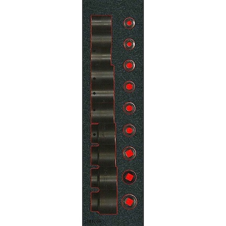 Proto Impact Socket Sets, Alloy Steel, 19 pieces J74106KV