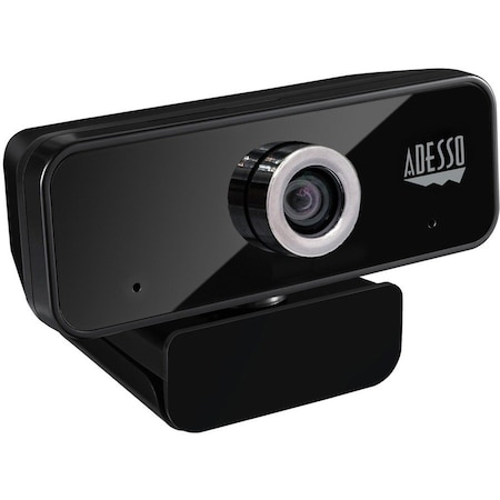Adesso 4K ULTRA HD USB WEBCAM , 8.0 MEGAPIXEL CMOS SENSOR, 120 DEGREE WIDE  VIEW CYBERTRACK6S