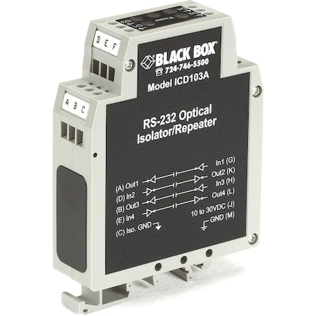 Black Box Black Box Networking Adapter, DIN Rail ICD103A