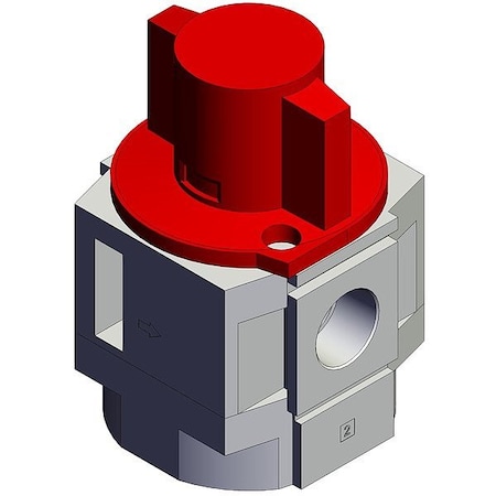 Smc PRESSURE RELIEF 3 PORT VALVE VHS40-N04-MZ-D