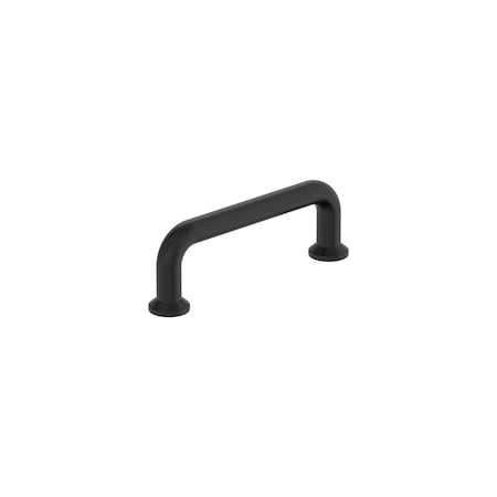 Amerock Factor 3 inch 76mm Center-to-Center Matte Black Cabinet Pull BP37380FB