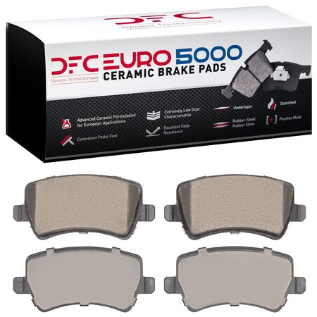 Dfc 5000 Euro Ceramic Disc Brake Pad Set,  1600-1307-00