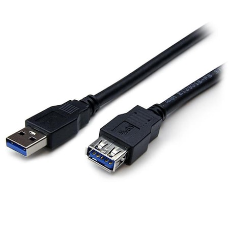 Ezgeneration 2 m Black Usb 3.0 Extension Cable Male-Female EZ539058