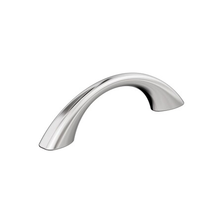 Amerock Vaile 3 inch (76mm) Center-to-Center Polished Chrome Cabinet Pull, 25PK 25VMP3723026