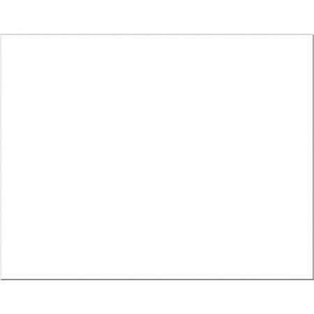Pacon 4-Ply Railroad Board, White, 22" x 28", PK25 P104159