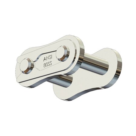 Senqcia Ultra-Max Single Strand Spring Clip Connecting Link, 80SS600 chain, 1P, .312 Pin, 600 SS 80SS600UMCLSC