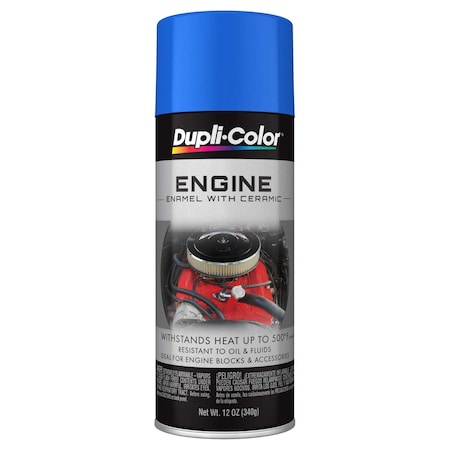 Vht Engine Paint Heat Resistant to 500 Degrees Fahrenheit; Ford Blue; 12 Ounce Aerosol Spray Can DE1601