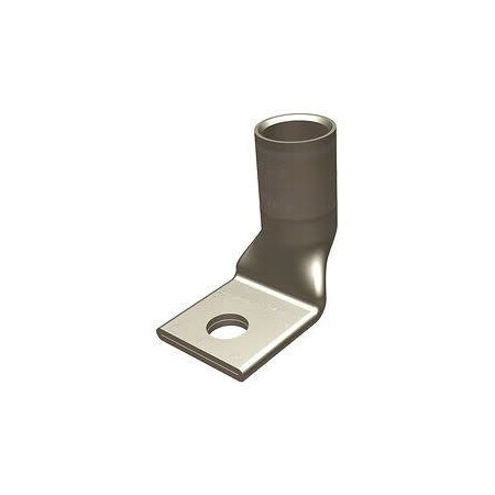 Burndy 1 HOLE LUG STD BRL 4 AWG FLEX, 1/4" BOLT 90 DEG, INSP HOLE ROHS YAV4CLTC14FX90