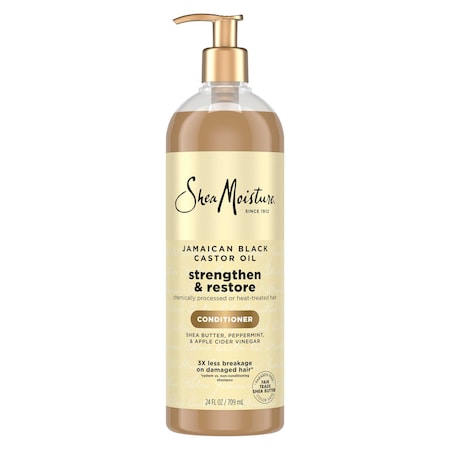 Shea Moisture Strengthen and Restore Jamaican Black Castor Oil Conditioner, 24 Fluid Ounce, 6PK 69738906