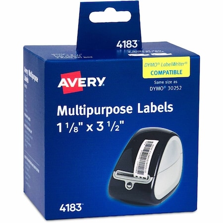 Avery Label, Therm, Add, Wht, 700Bx 10PK AVE04183