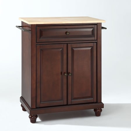 Crosley Cambridge Wood Top Portable Kitchen Island/Cart KF30021DMA