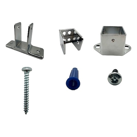 Hadrian PanelPostKit, ChromeZamac, Chrome-Plated 600430