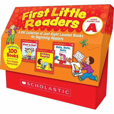 Scholastic First Little Readers Book Set with Teaching Guide, Level A, 100 ct 0545223016