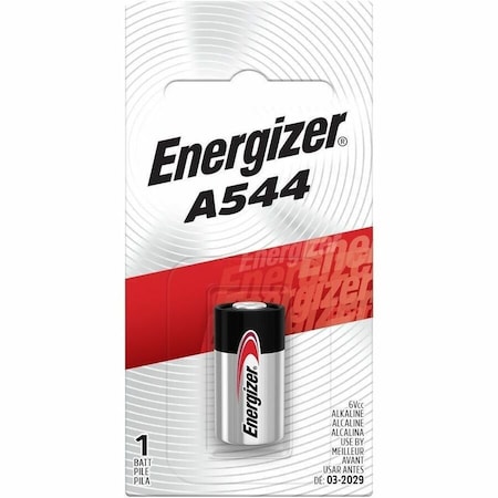 Energizer Alkaline Battery, A544 6V DC 1 PK A544BPZ