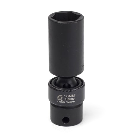 Sunex 3/8 in Drive 18Mm Deep Universal Impact Socket 318UMD