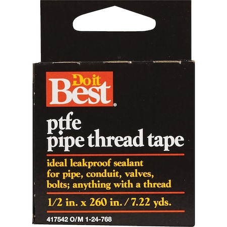 Do It Best 1/2''x260'' Wht Thread Seal Tape 17070-768