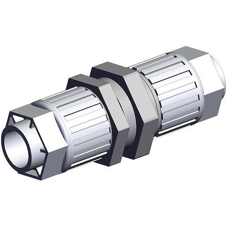 Smc High Purity Tube Fitting, Union, PFA LQ3P5A