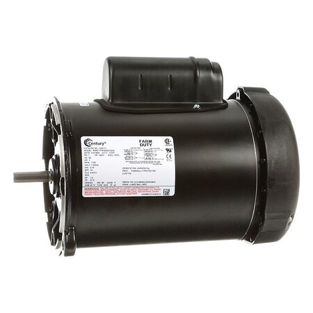 Century Farm Duty Motor, Capacitor-Start, 1/2 HP, 115/230V AC, 1,725 Nameplate RPM, 56NY Frame C331V1
