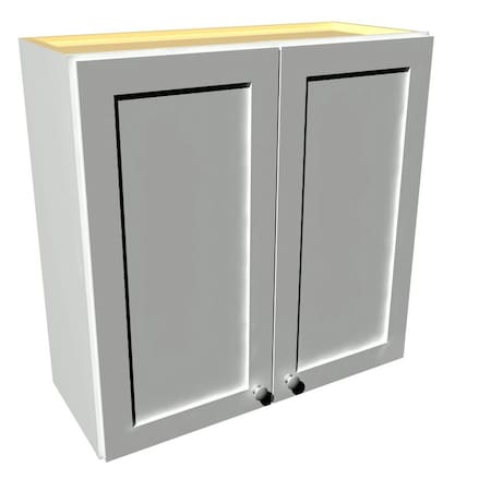 Rigel Cabinetry Kitchen Wall Cabinet, 30 in W x 30 in H, 2-Door, Raw Maple, Solid Wood RTA - 806211