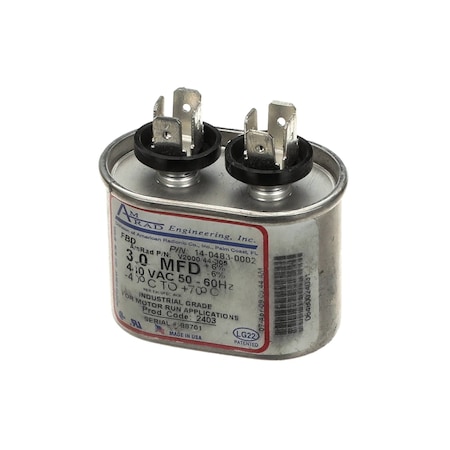 Fbd CAPACITOR, 3MF, 440V FAN RUN 14-0483-0002