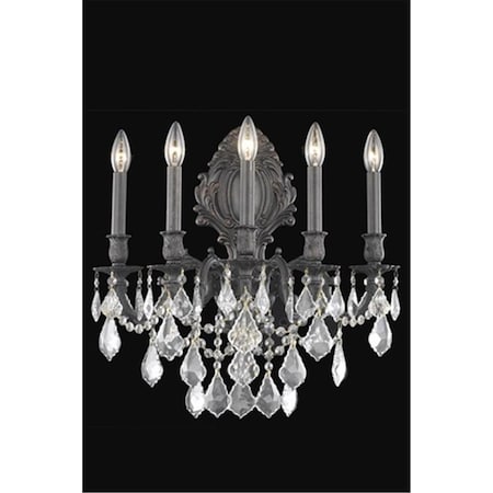 Lighting Business 9605W21DB-RC Monarch Wall Sconce- Dark Bronze - 21 W x 24 H in. LI2963659