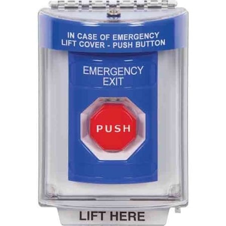 Sti Stopper Station Series, Pushbutton, Blue SS2448EX-EN