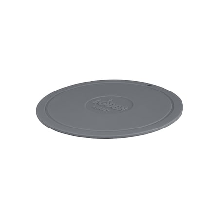 Lodge 7.25 Inch Deluxe Round Stone Gray Silicone Trivet, 12PK AS7DT06