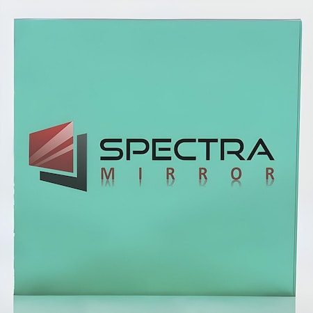 Spectra Mirror 12''X24'', 1/8'' Thick, Light Green Acrylic Color Mirror. Sizes Cut Nominal +/-1/8'' 3M2414F1224