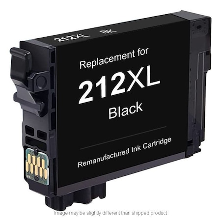 Epson Replacement, BLACK Compatible InkJet Ink, 500 page yield T212XL120-S