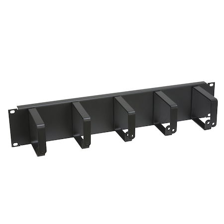Lowell Cable Panel w D-rings 2U CMD-2H