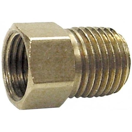 Ap Products 1/4" Female Inverted Flare x 1/4" MNPT, Brass, Single, With 1/4" Inverted Flare Plug ME2132