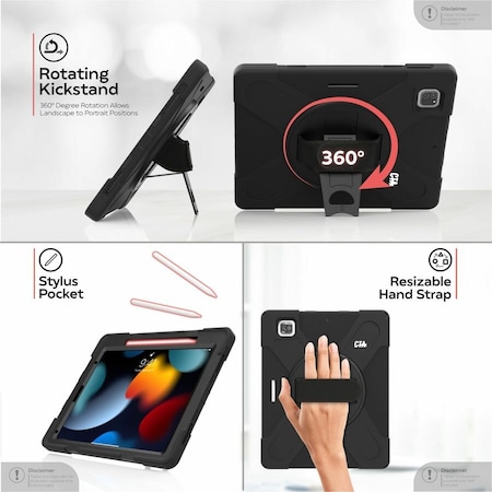 Cta Digital THIS PROTECTIVE TABLET CASE KEEPS THE IPAD PRO 12.9-INCH TABLET SHIELDED FROM CO PAD-PCGKHD12