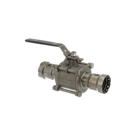 Viega Manual 2-Way Ball Valve, Press, 316 SS 86520