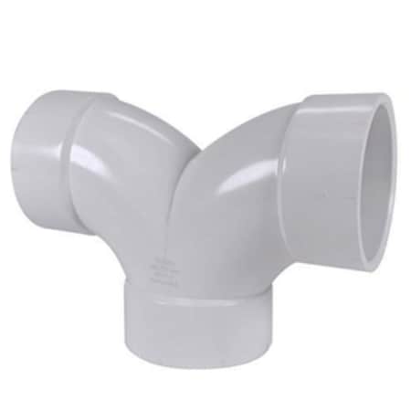 Charlotte Pipe And Foundry PVC 003271000HA 3IN DOUBLE ELBOW PVC DWV PVC 00327 1000HA