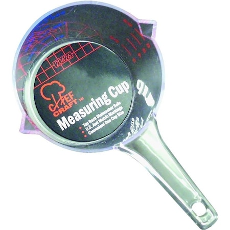 Chef Craft Measuring Cup, Metric Graduation, Plastic, Clear 20426
